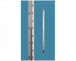 BSK hőmérő piros töltettel -10...+100/0,5°C